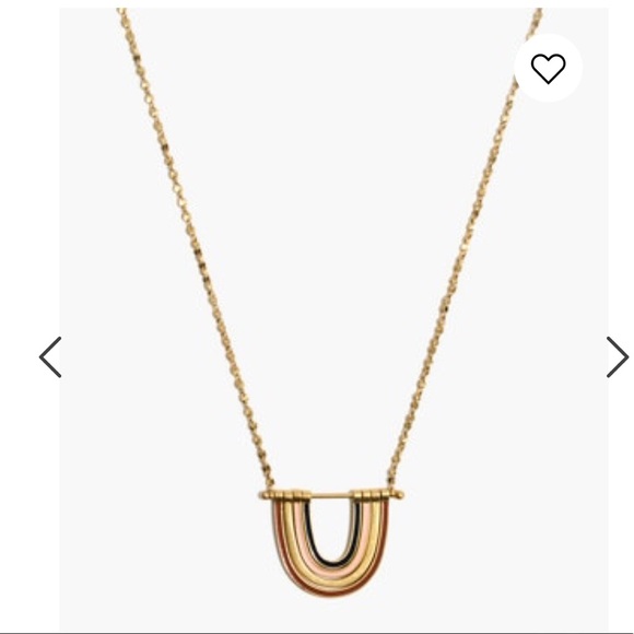 Madewell Jewelry - Madewell enamel rainbow necklace